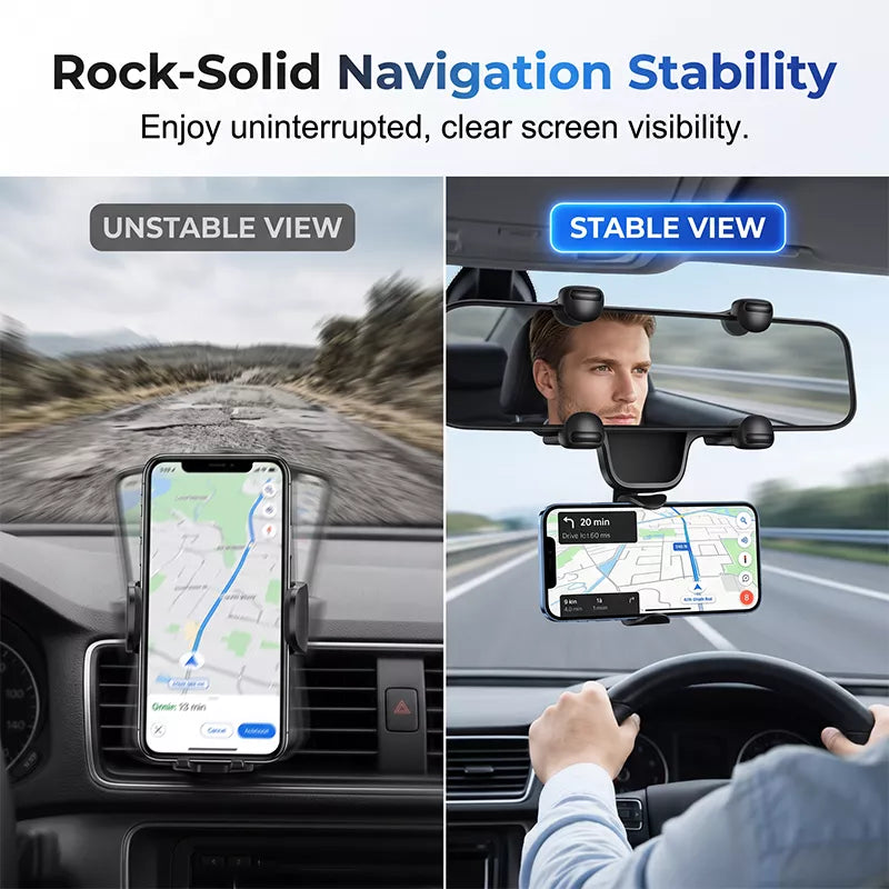 📢📢50 % RABATT!! ⏰Telefonholder til bakspeilet i bilen