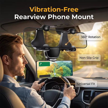 📢📢50 % RABATT!! ⏰Telefonholder til bakspeilet i bilen