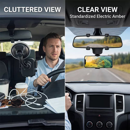 📢📢50 % RABATT!! ⏰Telefonholder til bakspeilet i bilen
