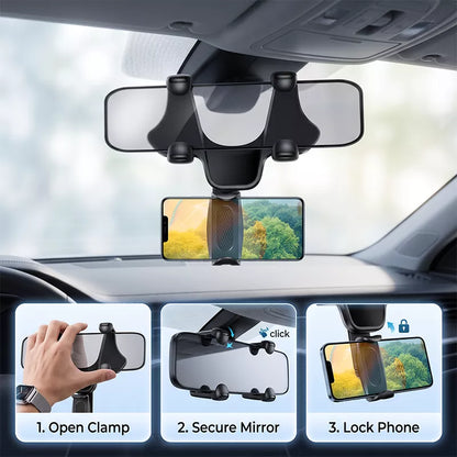 📢📢50 % RABATT!! ⏰Telefonholder til bakspeilet i bilen