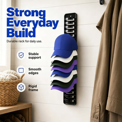🎩 Plassbesparende Hattorganiserer – Hold Hattesamlingen Ryddig & Beskyttet! ✨ Stables & Henger – Perfekt for Garderober & Ganger. 🧼 Støvbeskyttet Design – Kjøp 3 for 10% Ekstra Rabatt! 🏠