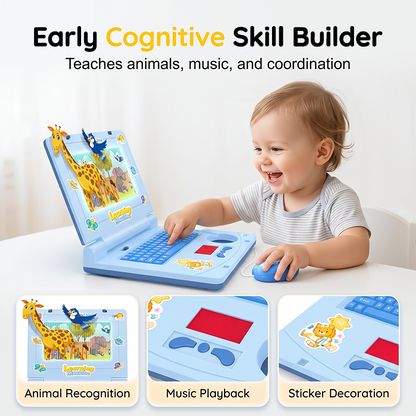 💻 Interaktivt Simuleringsleketøy – Bærbar PC-form med Lys & Lyd! ✨ Lærerik & Morsom – Perfekt for Barns Fantasi & Utvikling. 🎵 3+ År – Kjøp 3 for 10% Ekstra Rabatt! 🧸