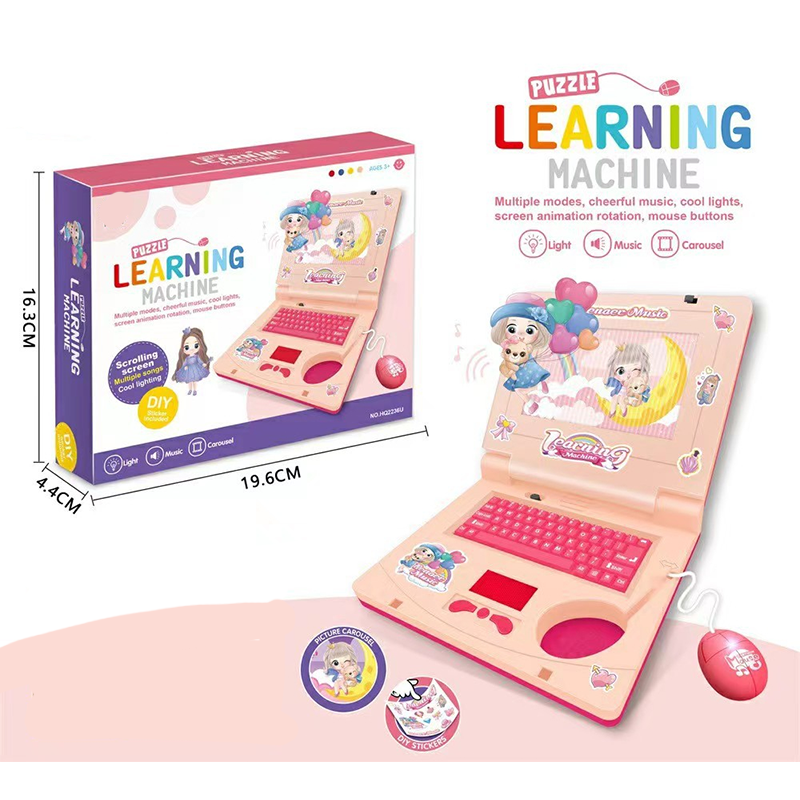 💻 Interaktivt Simuleringsleketøy – Bærbar PC-form med Lys & Lyd! ✨ Lærerik & Morsom – Perfekt for Barns Fantasi & Utvikling. 🎵 3+ År – Kjøp 3 for 10% Ekstra Rabatt! 🧸