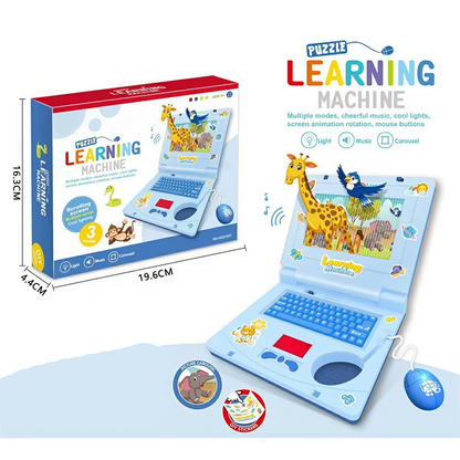 💻 Interaktivt Simuleringsleketøy – Bærbar PC-form med Lys & Lyd! ✨ Lærerik & Morsom – Perfekt for Barns Fantasi & Utvikling. 🎵 3+ År – Kjøp 3 for 10% Ekstra Rabatt! 🧸