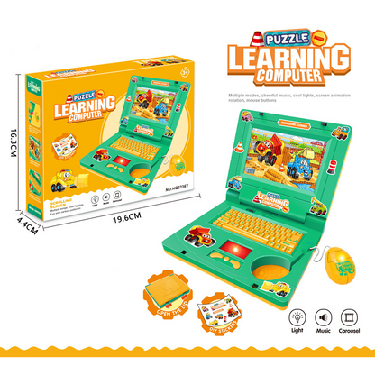 💻 Interaktivt Simuleringsleketøy – Bærbar PC-form med Lys & Lyd! ✨ Lærerik & Morsom – Perfekt for Barns Fantasi & Utvikling. 🎵 3+ År – Kjøp 3 for 10% Ekstra Rabatt! 🧸