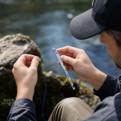 ⏳50 % rabatt i en begrenset periode⏰6-i-1 multiverktøy i rustfritt stål til fiske – med krokfjerner og knutebinder🎣🐟