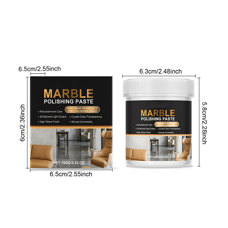 🥳 OVER 50 000 SOLGTE EKSEMPLARER! 🔥 48 % RABATT! ✨Poleringspasta for marmor: Fjerner riper og gir marmor glans på 2 minutter. Garantert profesjonelt resultat. 👉