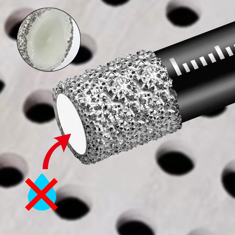 🥳2026 SUPERTILBUD🥳💞Over 50 000 solgt!🪚🛡️ 48% RABATT! Diamantbor-sett – størrelser 5–16 mm, sekskantet skaft som passer til de fleste boremaskiner. Kan brukes både tørt og vått – jevne, presise hull hver gang! 💎💪