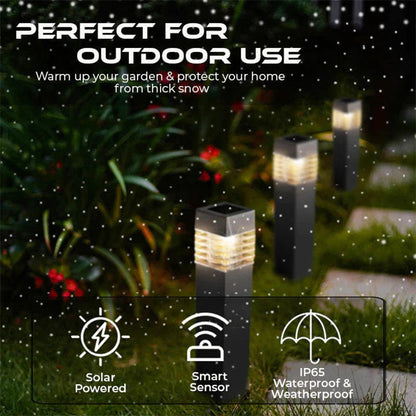 ☀️ Spar 50 %! 💡 Solcelledrevet avisingslampe – Smart sensor og værbestandig ✨