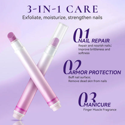 💅 KJØP 2, FÅ 1 GRATIS! ✨ 3-i-1 neglebåndskrem i pennform – Gir næring, pleier og beskytter – Perfekt for sunne negler og neglebånd når som helst 🌸