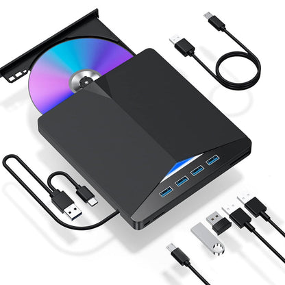7-i-1 USB 3.0 Type-C ekstern DVD-stasjon