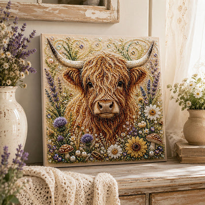 🏆 48% rabatt i en begrenset periode 🦉💛 DIY-sett for perlekunst med Highland-okse – et avslappende DIY-prosjekt der du enkelt kan lage fantastiske kunstverk med strandtema