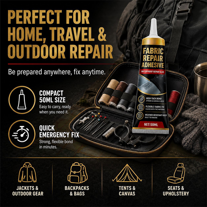 Waterproof Fabric Repair Adhesive
