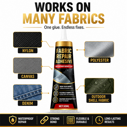 Waterproof Fabric Repair Adhesive