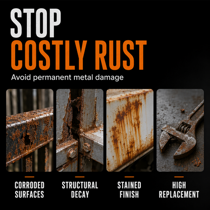 🥳2026 HOT SALG🥳💞50 000+ SOLGT!🔧🏠 50 % RABATT! Svart rustbeskyttende reparasjonspasta for metall – frisker opp rustne porter, rekkverk og verktøy. Danner et beskyttende belegg, du trenger ikke bytte ut! 🛡️✨