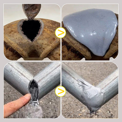 🛠️ 48 % RABATT NÅ! Metalllim – sveiselim til metallreparasjoner – epoksy med høy styrke – erstatter sveising – vanntett, korrosjonsbestandig og bearbeidbar – perfekt for eksosrør, dører og metallrør 🔧✨