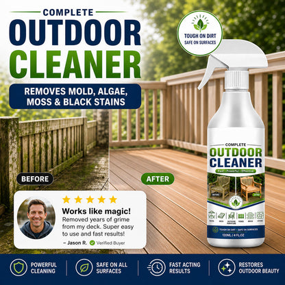 🌿Buy 2 Get 1 Free✨Outdoor Surface Cleaner Spray, Fast Acting Stain Remover for Patio, Wooden Furniture & Outdoor Surfaces