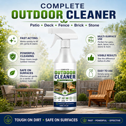🌿Buy 2 Get 1 Free✨Outdoor Surface Cleaner Spray, Fast Acting Stain Remover for Patio, Wooden Furniture & Outdoor Surfaces