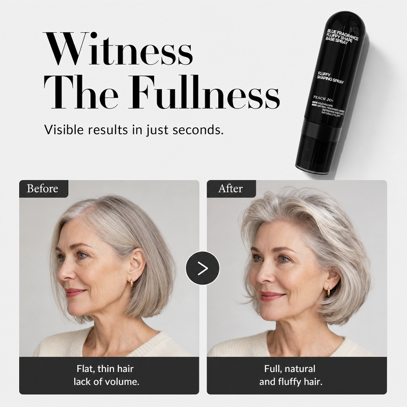 🎉48% rabatt! 👩 Volumgivende og fikserende spray med ferskenduft – for lett, spenstig hår og langvarig hold.