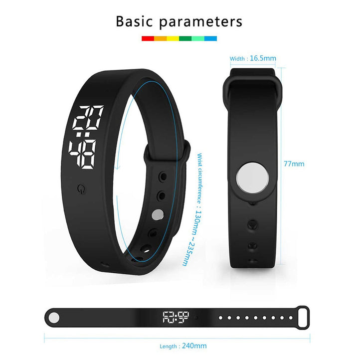 ⌚ SmartSense aktivitetsarmbånd – måler puls, blodtrykk, oksygen og temperatur. GPS, vanntett 50m, Bluetooth 5.0 – perfekt til trening og hverdag! 💪🔥