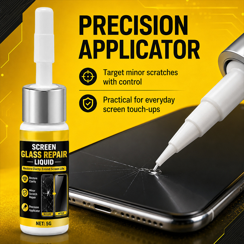 🔥Helt greit salg 50 % RABATT🔥 Bærbar væske for reparasjon av riper på skjermen – 3 ml nanopolish, for mindre riper 📱