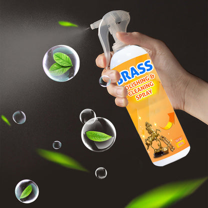 Øyeblikkelig polerings- og rengjøringsspray for messing