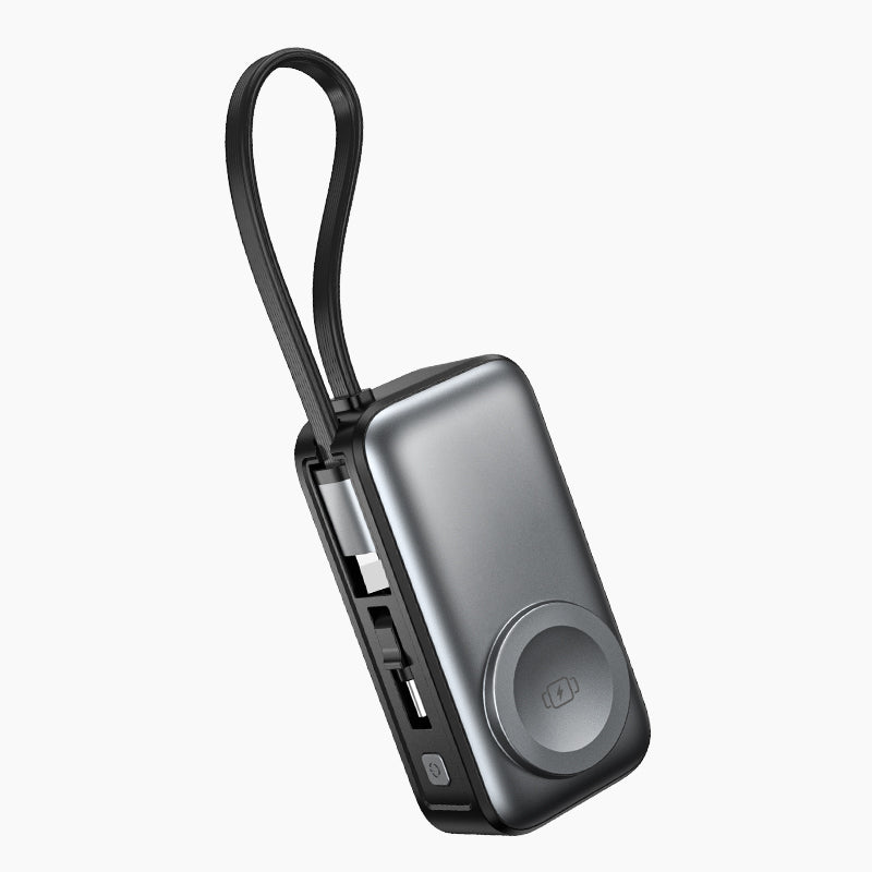 3-i-1 magnetisk trådløs powerbank