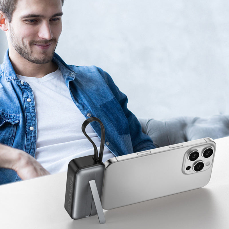 3-i-1 magnetisk trådløs powerbank