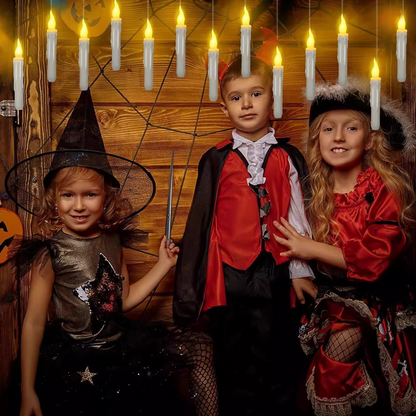 Halloween Tryllestav Fjernstyrte Flytende LED Stearinlys