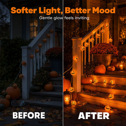 🎃 Early Halloween Offer – 50% OFF | Pumpkin String Lights for Cozy Party Decor & Warm Ambiance ✨