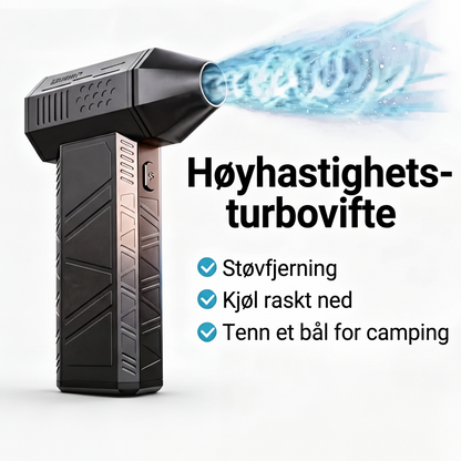 🔥 Så lenge lageret rekker – 50 % RABATT! 🎉 Ny forbedret kraftig høyhastighetsvifte