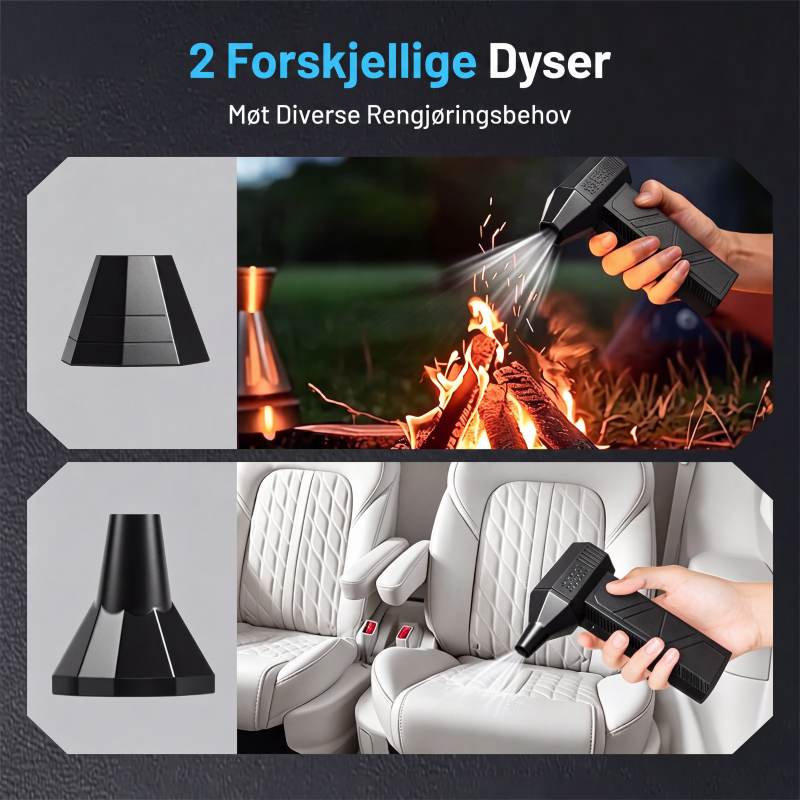 🔥 Så lenge lageret rekker – 50 % RABATT! 🎉 Ny forbedret kraftig høyhastighetsvifte
