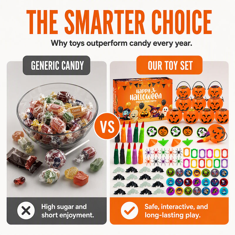 🎃👻 Halloween-lekeassortiment – Morsomme festgaver for barn