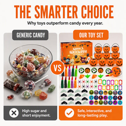 🎃👻 Halloween-lekeassortiment – Morsomme festgaver for barn