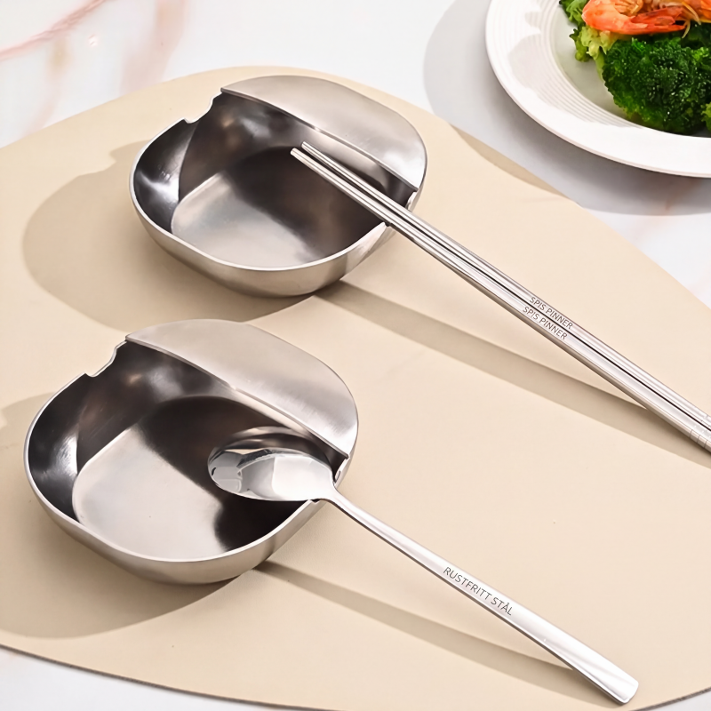 ⏰🔥BEGRENSET TID: bare 159 kr!🍴Skjeholder i rustfritt stål for kjøkkenbenken