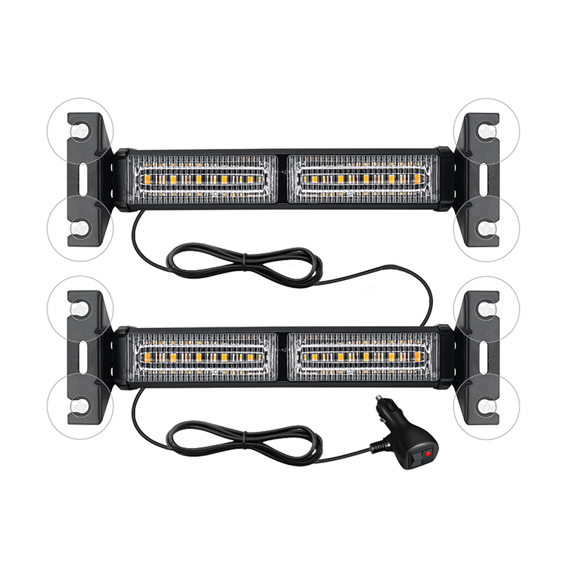 💡 50 % RABATT NÅ! 🚨 LED-strobelysbjelke – Høy synlighet, 18 blinkmønstre og sugekoppfeste – For utryknings- og arbeidskjøretøy ⚠️