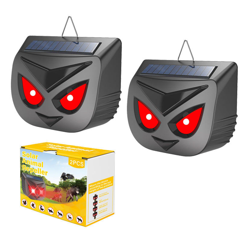 🔥GODT SALG 48% RABATT🔥Soldrevet dyreavskrekker med blinkende LED-lys