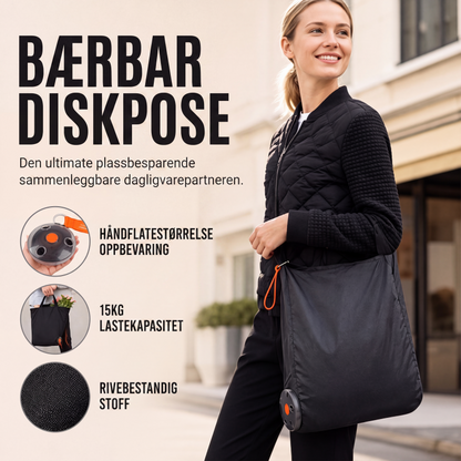 ⏰🔥BEGRENSET TID: bare 129 kr!👜Bærbar uttrekkbar opprullbar handlepose