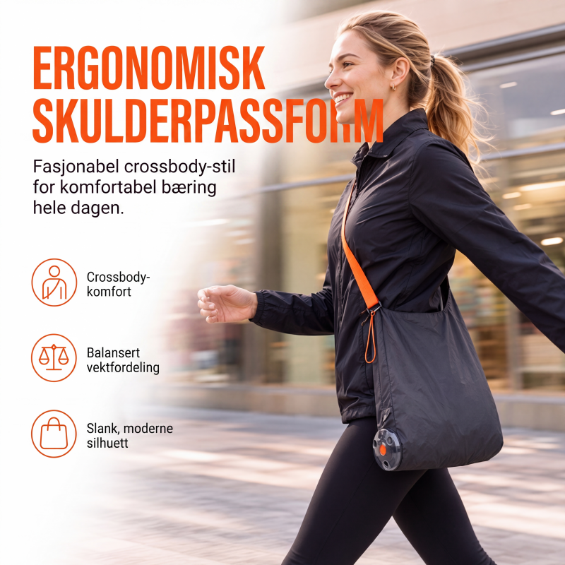⏰🔥BEGRENSET TID: bare 129 kr!👜Bærbar uttrekkbar opprullbar handlepose