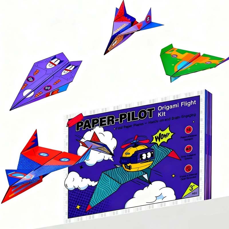 📢📢50 % RABATT !! ⏰Kreativt sett med papirfly for barn