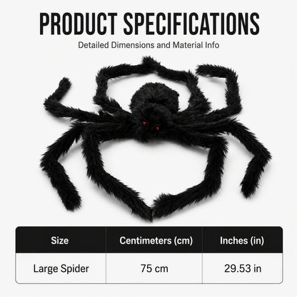 Halloween utendørs dekorasjoner gigantisk edderkopp