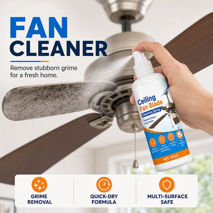 🔥KJØP 2 FÅ 1 GRATIS😍50% RABATT🧴Rengjøringsspray for takvifteblader