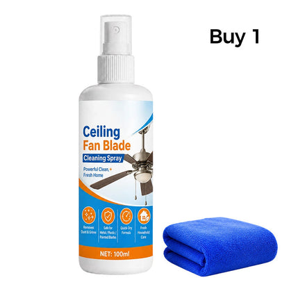 🔥KJØP 2 FÅ 1 GRATIS😍50% RABATT🧴Rengjøringsspray for takvifteblader