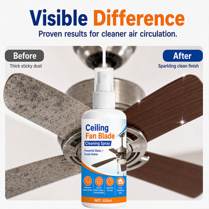 🔥KJØP 2 FÅ 1 GRATIS😍50% RABATT🧴Rengjøringsspray for takvifteblader