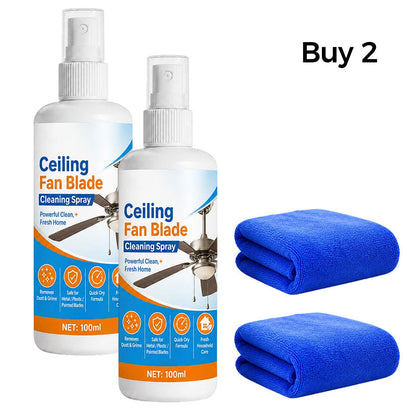 🔥KJØP 2 FÅ 1 GRATIS😍50% RABATT🧴Rengjøringsspray for takvifteblader