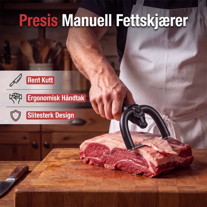🥩🔥Manuell fettfjerner for storfekjøtt og svinekjøtt – Sunnere matlaging, fjerner overflødig fett enkelt