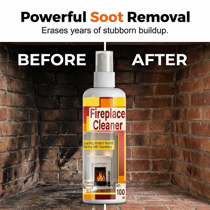 Hurtigvirkende og praktisk peisrengjøringsmiddel