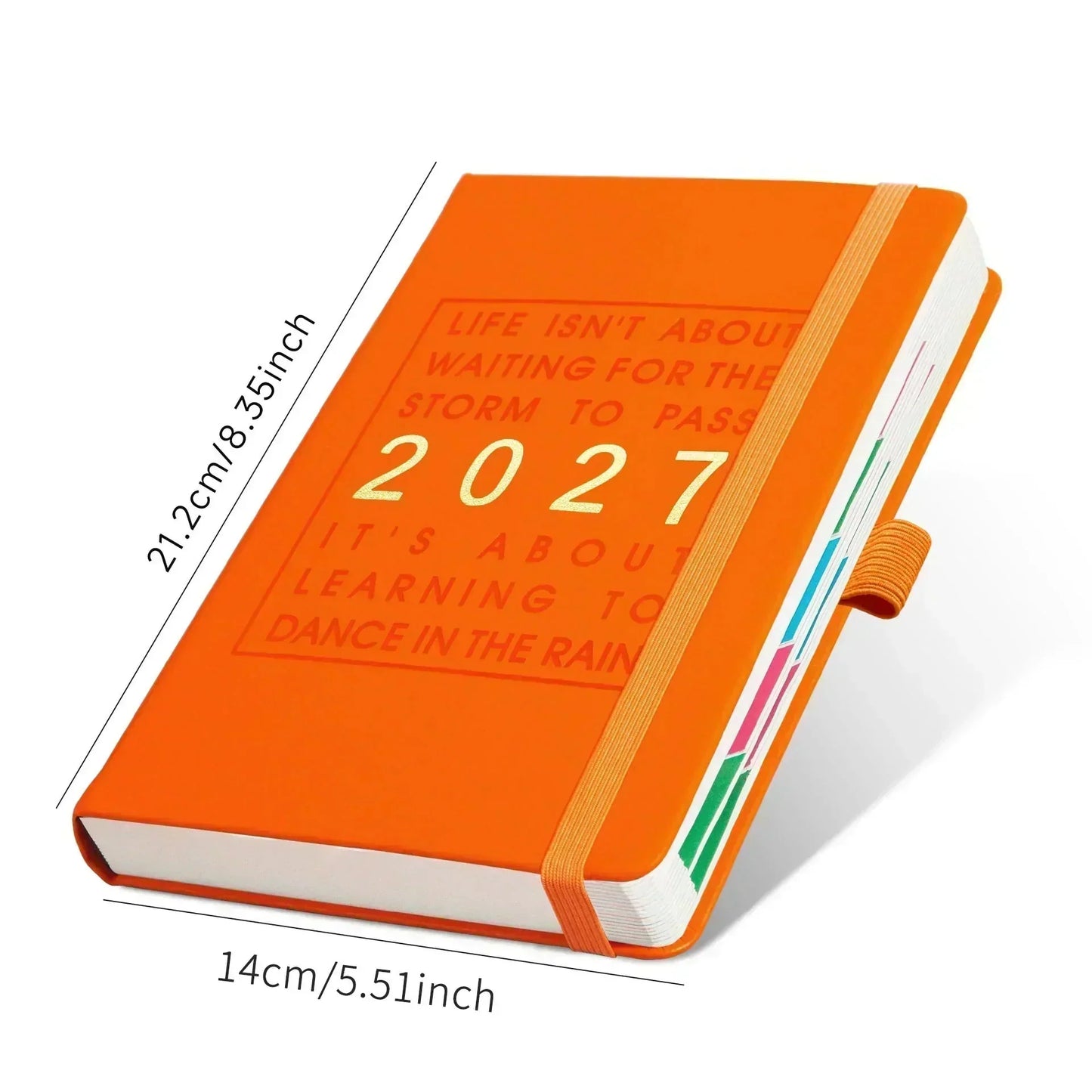 📔 TIDSBEGRENSET TILBUD: 50% RABATT! ⚡ A5 Dagbok/Notatbok 2027 – Én side per dag – Bærbar, velorganisert og holdbar ✨