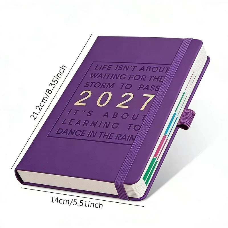 📔 TIDSBEGRENSET TILBUD: 50% RABATT! ⚡ A5 Dagbok/Notatbok 2027 – Én side per dag – Bærbar, velorganisert og holdbar ✨