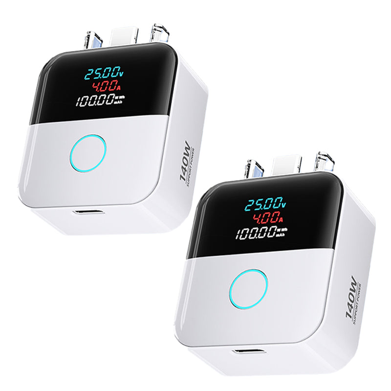 🔋50% OFF NOW! 140W Multi‑Port USB‑C Smart Charging Protector with LED Digital Display, Fast Charging Power Adapter, Intelligent Current‑Monitoring Wall Charger for Smartphones, Tablets & Laptops